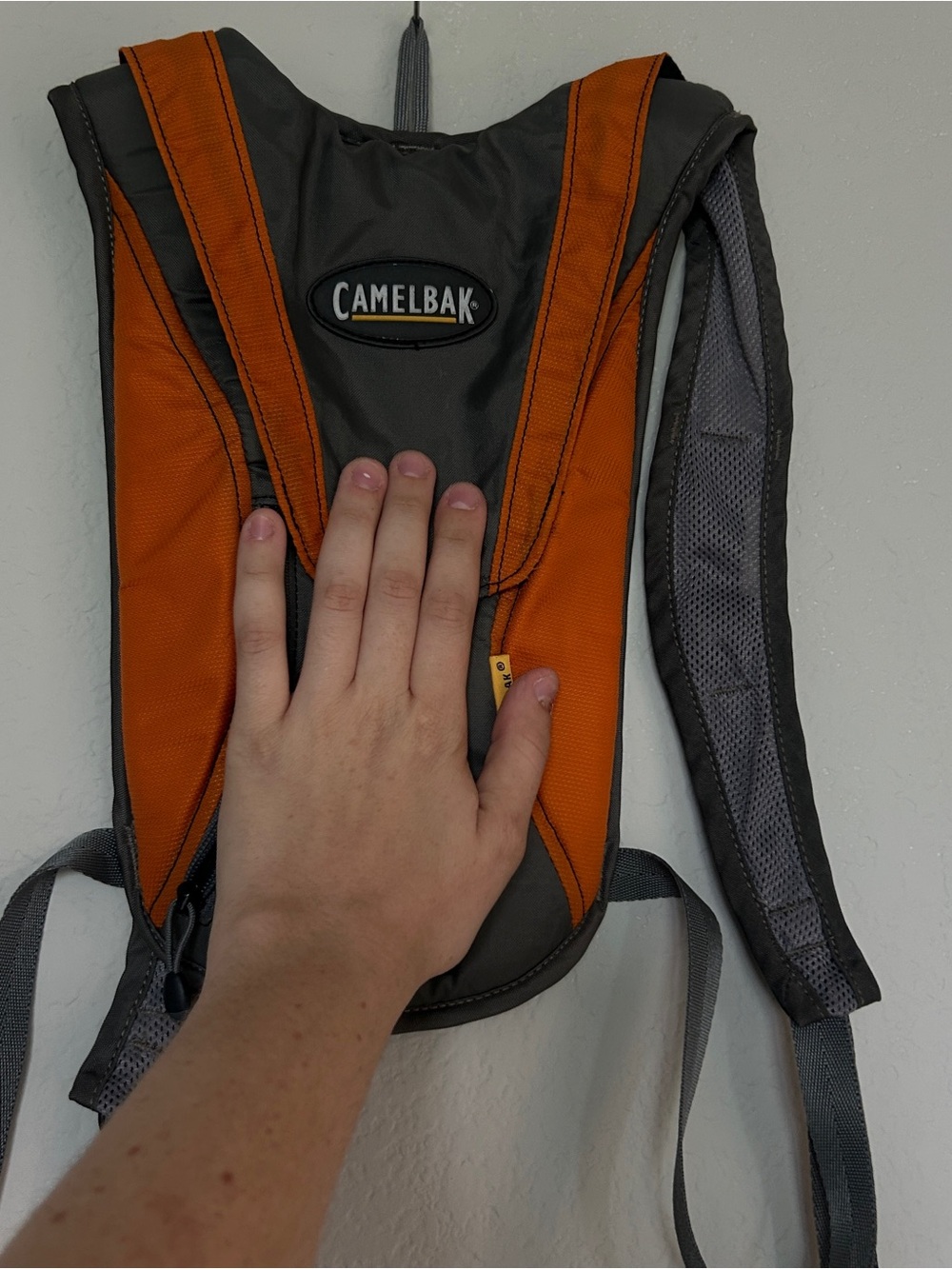 CamelBak Orange and Gray Hydration Pack